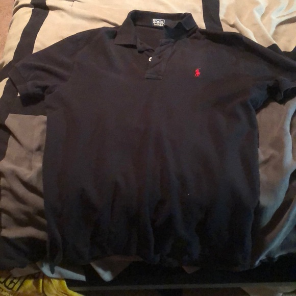 Polo Ralph Lauren - Black medium polo - Picture 1 of 3
